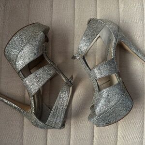 Michael Kors Silver Women's Heels 9
